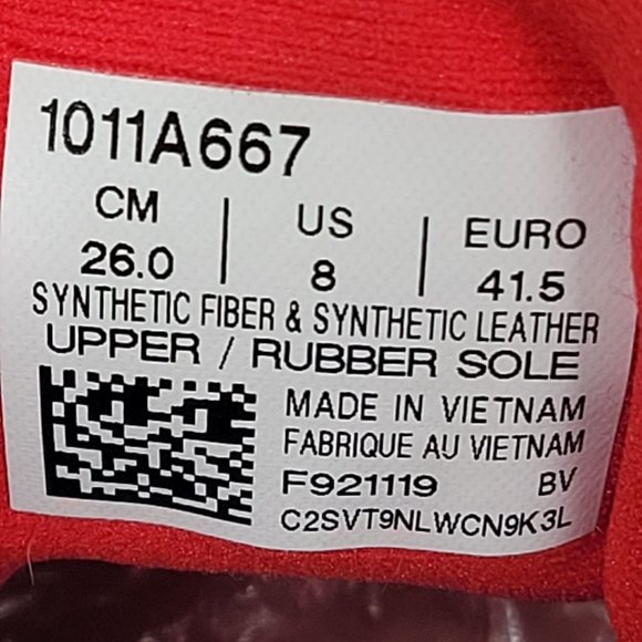 Asics Gel-Content Men's Gray Red Running Shoes 1011A667 US Size 8 - Picture 8 of 8